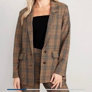 Old Navy Plaid Blazer
